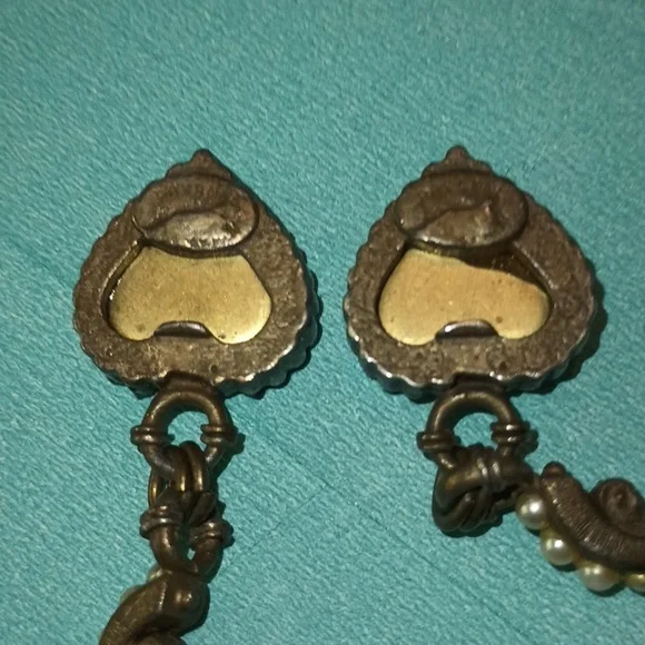 Roxanne Assoulin Vintage Glass  Micro Mosaic Pierced Earrings - Picture 7 of 8